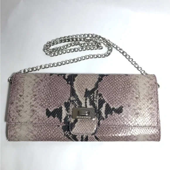Marina Rinaldi Snakeskin Crossbody Clutch Bag - Picture 6 of 15